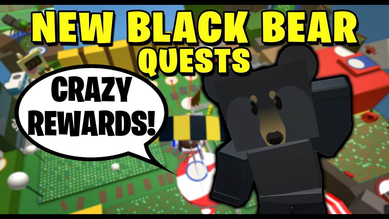 New Black Bear Quests Bee Swarm Simulator Youtube - 507 x 607 1 roblox bee swarm simulator black bear free