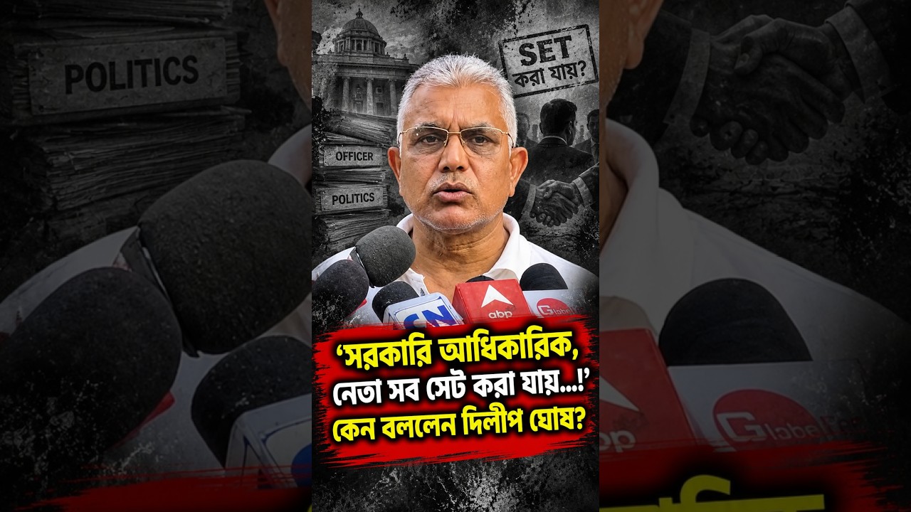 'সরকারি আধিকারিক, নেতা সব সেট করা যায়...!' এমন কেন বললেন দিলীপ ঘোষ