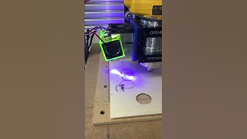 Endurance 8w laser first runs on c beam XL CNC