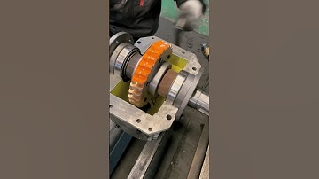 Why this worm gear could forwar and reverse rotation？#gearbox #gear #drive #transmission #industrial