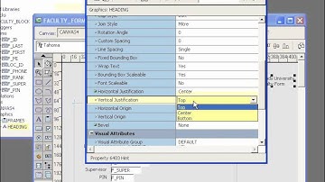 Tutorial 1 - Creating a basic form with Oracle Form Builder 10G