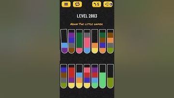 Water sort puzzle level 2883