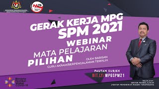 Gerak Kerja MPG: SPM2021- SAINS