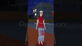 Jangan Pernah Kau sakiti aku lagi,Pocong tertabrak meninggalkan kunti #sakuraschoolsimulator #shorts