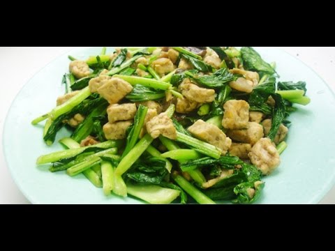 Resep dan Cara Memasak Tumis Sawi | Tumis Sawi Tahu Kuning