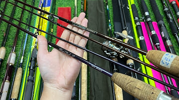 Video 615: Cần lure hàng tuyển chọn đẹp giá rẻ thanh lí - Cần lure Daiwa, Shimano,… Máy câu lure