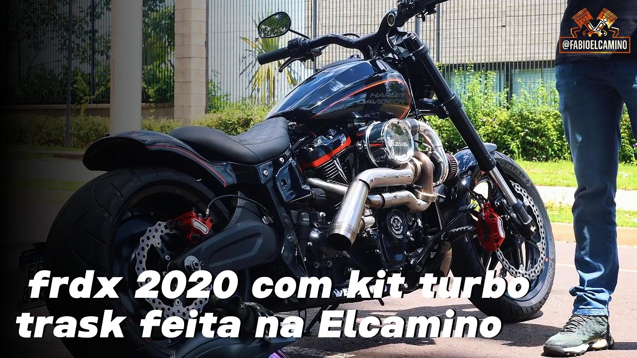 Harley Davidson Frdx 2020 kit turbo Trask feita na Elcamino