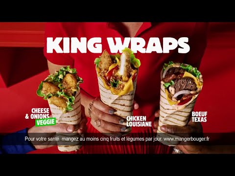 Pub King Wraps Burger King février 2020