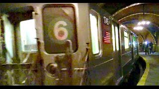 ⁴ᴷ Abandoned Station: 6 Train Passing City Hall Station