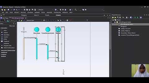 Tutorial Membuat Sequence Diagram 3 Mengecek Saldo