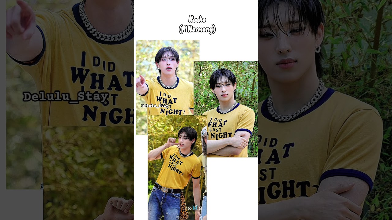 Idols who wore the yellow shirt