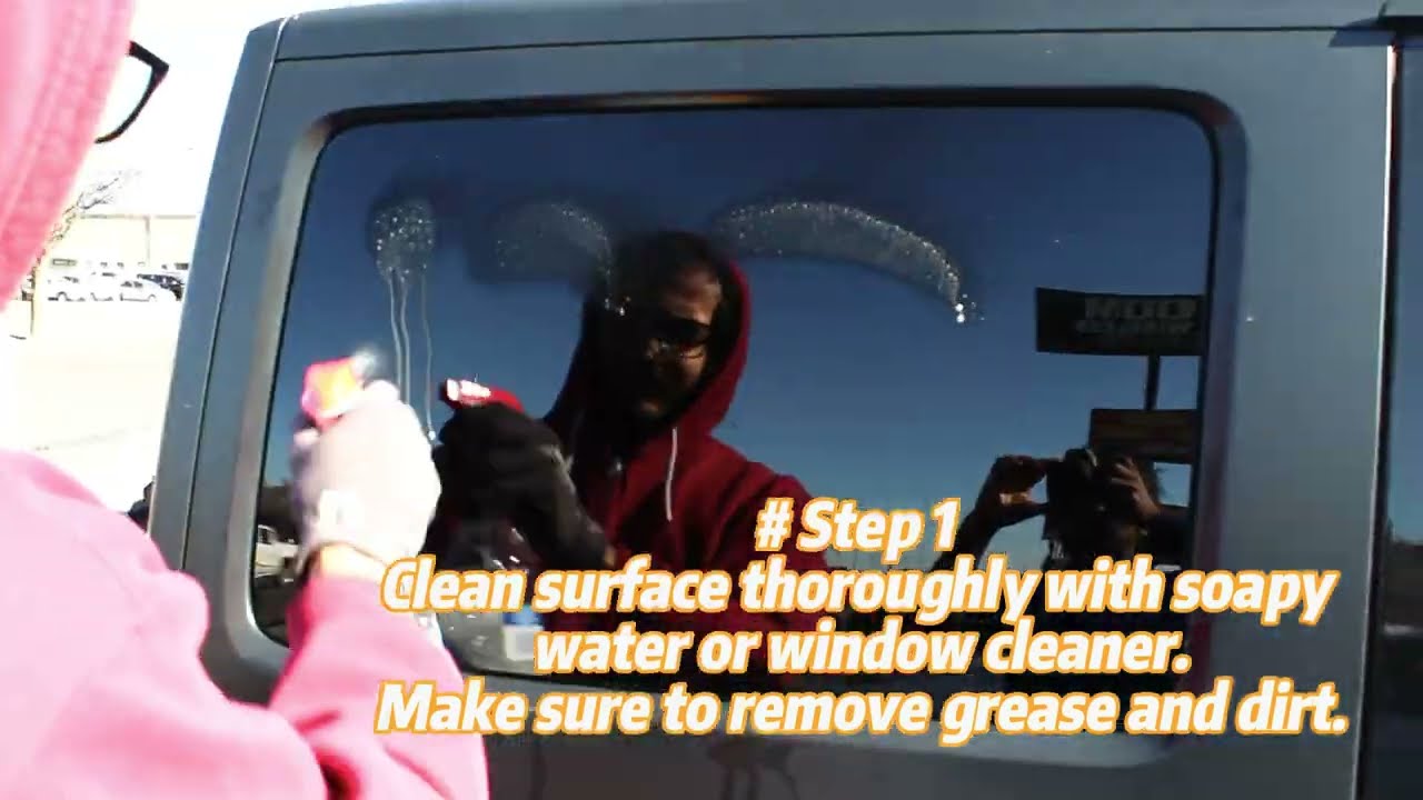 QC Decal – Window Decals INSTALLATION STEPS