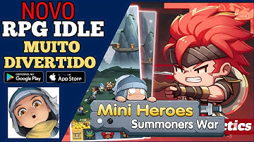 Mini Heroes Summoners War: Gameplay, PRG IDLE, heróis, habilidades e mais (Android/IOS) JOGO GRÁTIS!