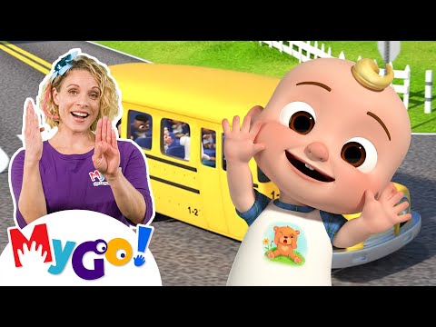 Wheels On The Bus More! | Mygo! Sign Language For Kids | Cocomelon - Nursery Rhymes | Asl