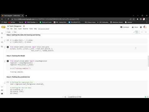 The Sparks Foundation Internship Task-1: Prediction using Supervised Machine Learning