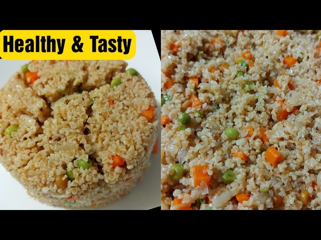 Godhumai Ravai Upma - Broken Wheat Upma - கோதுமை ரவை உப்புமா  - Samba Rava Upma - Wheat Rava Upma | Food Tamil - Samayal & Vlogs