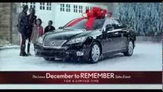 Lexus December to Remember Sales Event