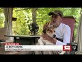 ‘Best story ending’: Man adopts New Kent dog found with wire wrapped around neck, puppy