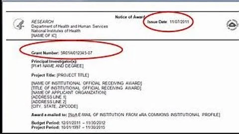 Notice of Award - Now What?