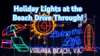 2024 Holiday Lights at the Beach Drive Through| Virginia Beach Boardwalk