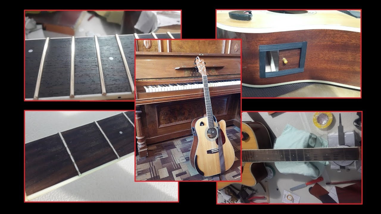 Замена ладов на гитаре - YouTube