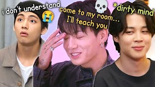 bts being purely chaotic and funny ✨
