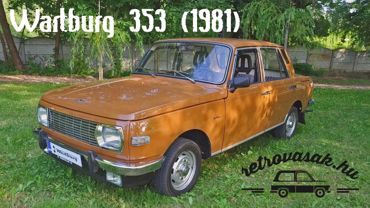 Eredeti gyári állapotban megőrzött Wartburg 353 49000 km-rel