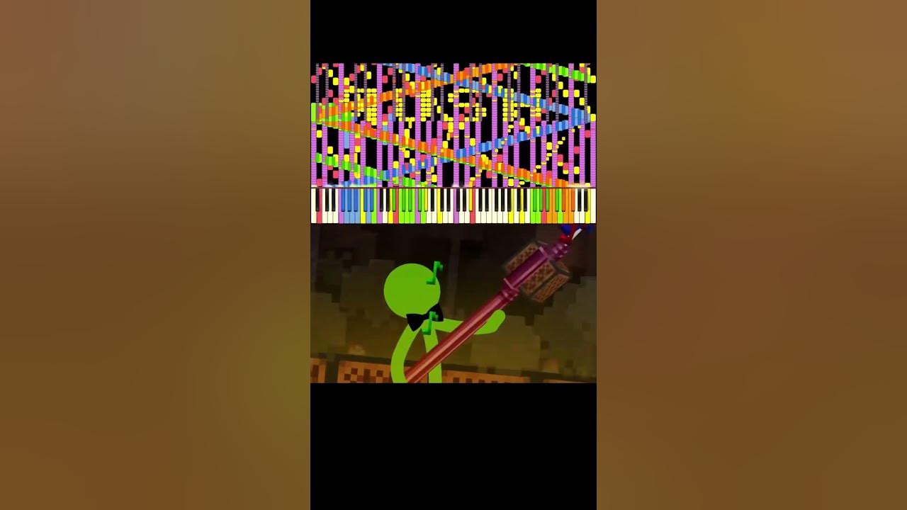 RUSH E + Alan Becker pt2 #alanbecker #animation #sheetmusicboss