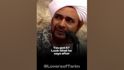 Proof for Tawassul and Istighatha - IMPORTANT - Habib Umar bin Hafith