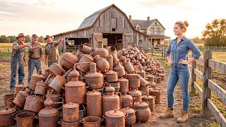 She Spent $675 Hauling Home 700 Scrap Copper Tanks — Then a Hidden 1911 Stamp Changed Her Life