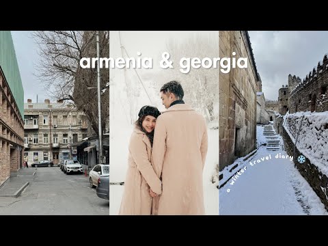 ARMENIA & GEORGIA WINTER VLOG ❄️ | snowy adventures, travel diary & a sweetest surprise