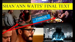 Shan'ann Watts' Heartbreaking Final Text Revealed for the first time in Netflix Documentary