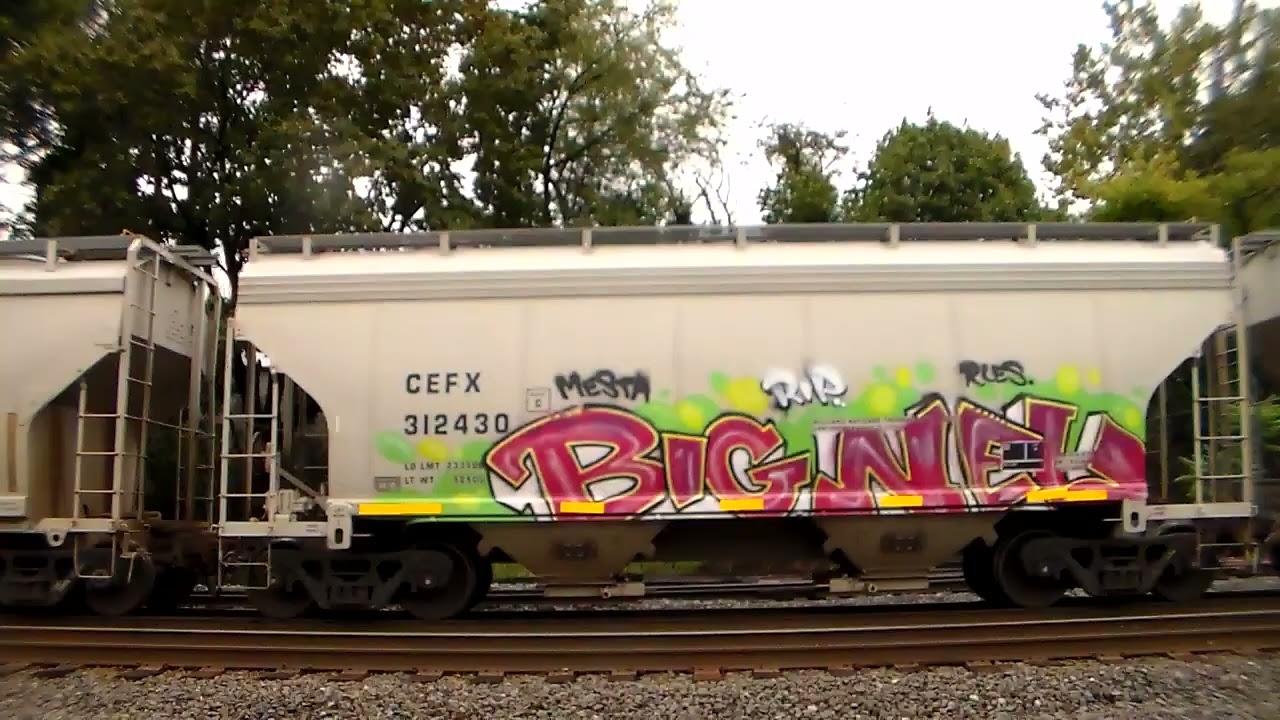 NS 60R with a KCS GREY GHOST unit trailing third!!!!