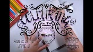 🎨 Color With Me! + Digital Coloring Page |  Kids Morning Routine - Waking Up