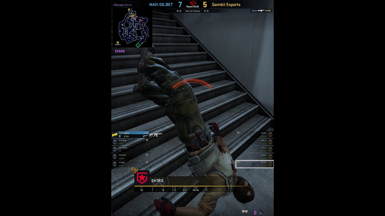 1в2. SH1R0 против НАВИ. Gambit vs Natus Nincere. m1 overpass. IEM Katowice 2021