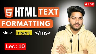 HTML ins Tag Explained | Inserted Text in HTML | Study with Engineers
