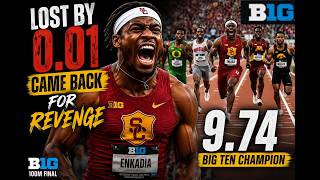 He Lost By 0.01… Then Came Back For REVENGE | Big Ten 100m Final