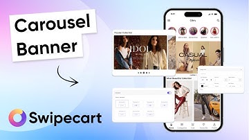 How to add a Carousel Banner widget into your app store on Swipecart?