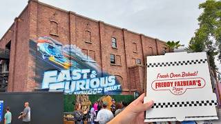 NEW Fast & Furious: Hollywood Drift Store, FNAF Pizza & Mario Kart Ride  - USH | 4K 60FPS