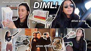 DIML VLOG: (new nails, gym, xmas shopping, book updates, gift wrapping) ft. dossier