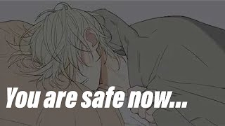 Sleepy Boyfriend - Calm's you down to sleep (ASMR) [Sleep Aid] [Cuddles] [Comfort]