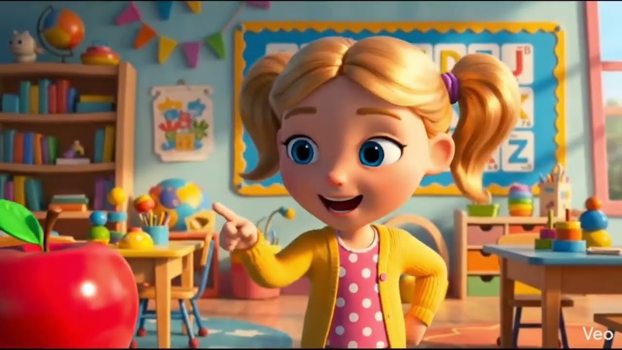 A To Z Full Capital Letters alphabet Read 3D Cartoon For Kids Video 