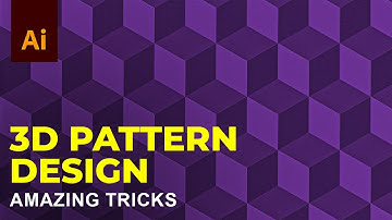 Creating a 3D Pattern from a Rectangle | Easy Trick | Illustrator Tutorial
