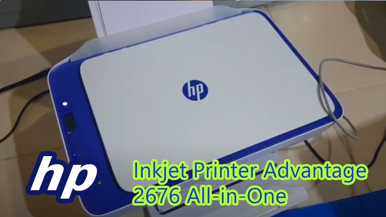 printer all in one ยี่ห้อไหนดี 2561  New  รีวิว [Review] HP Inkjet Printer Advantage 2676 All-in-One ปริ๊นเตอร์ไร้สาย