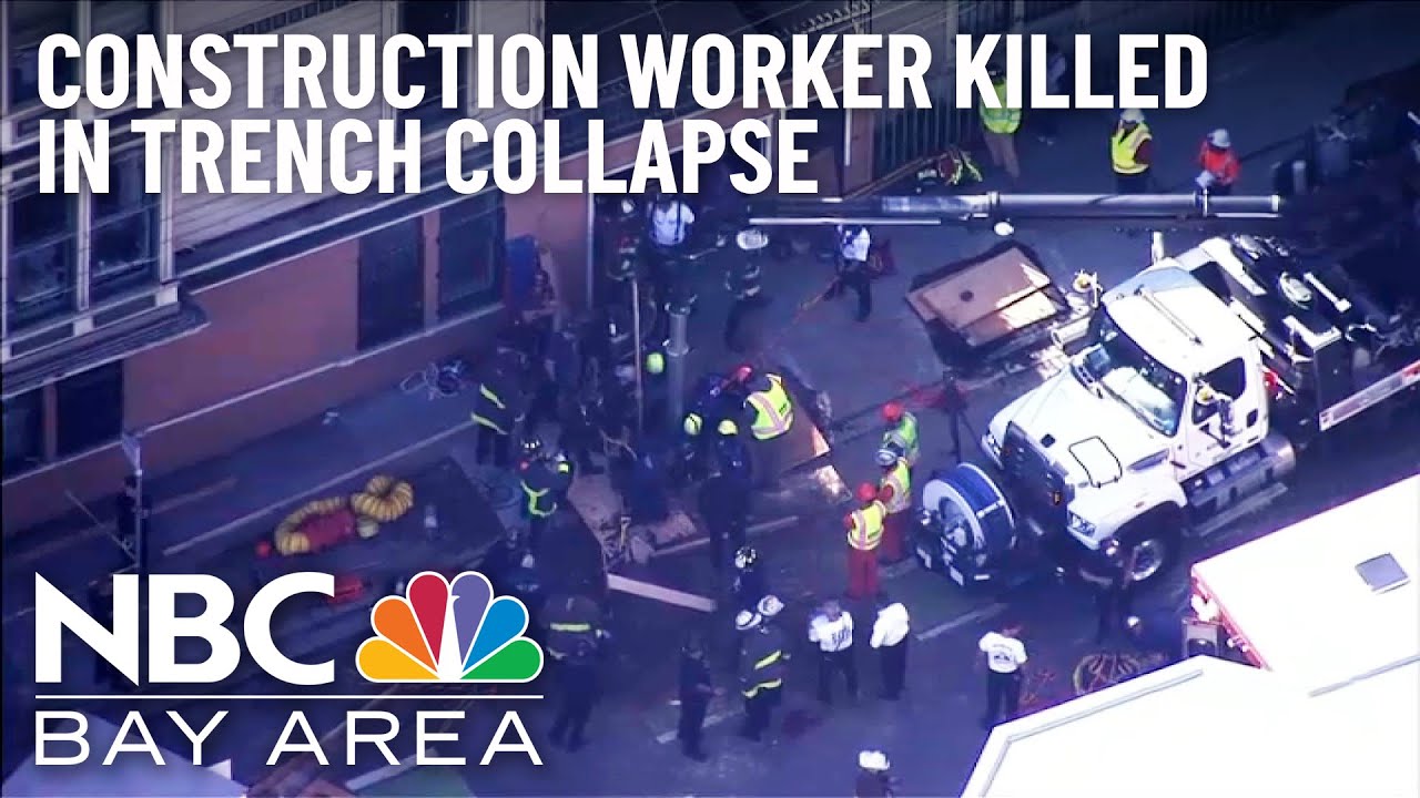 Construction worker killed in San Francisco trench collapse - YouTube