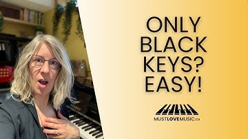 Can You Play AMAZING Music Using ONLY Black Keys On Piano?