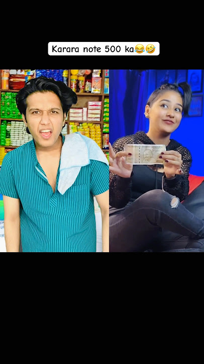 Karara note 😂 | Tarara note 500 ka | funny video #funny #comedyvideos #shorts @vishakajaatni1470