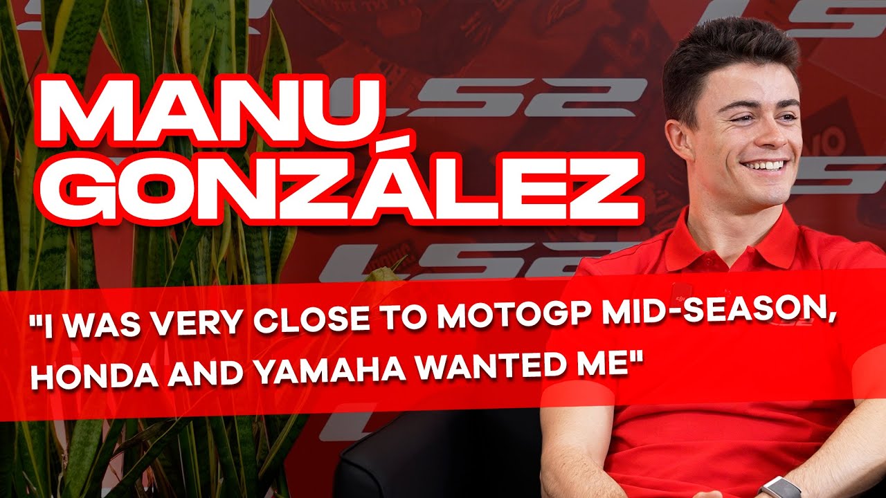 Manu González: "I was very close to MotoGP mid-season, Honda and Yamaha wanted me"