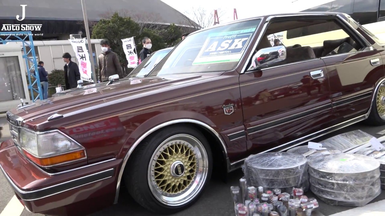 Hd Nissan Gloria Y30 Modified 旧車 日産グロリアカスタムy30 名古屋オートトレンド17 Youtube