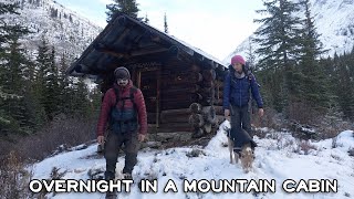 Overnight Camping in an old Mountain Cabin